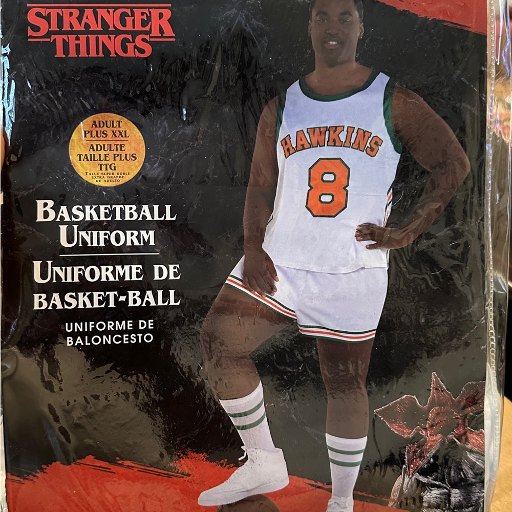 Stranger Things Hawkins Basketball Uniform Halloween Costume